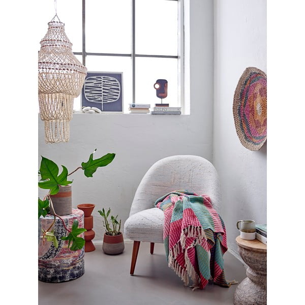 Pătură din bumbac reciclat 130x160 cm Isnel - Bloomingville-image-1
