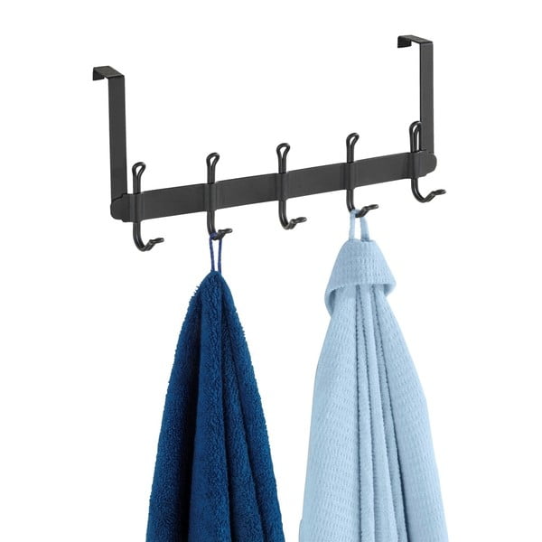 Cuier de ușă negru din metal 37 cm Nostalgia – Wenko-image-1