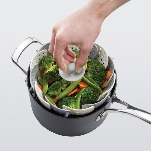 Steamer / sită pentru gătit cu aburi Joseph Joseph Lotus Plus, verde-image-1