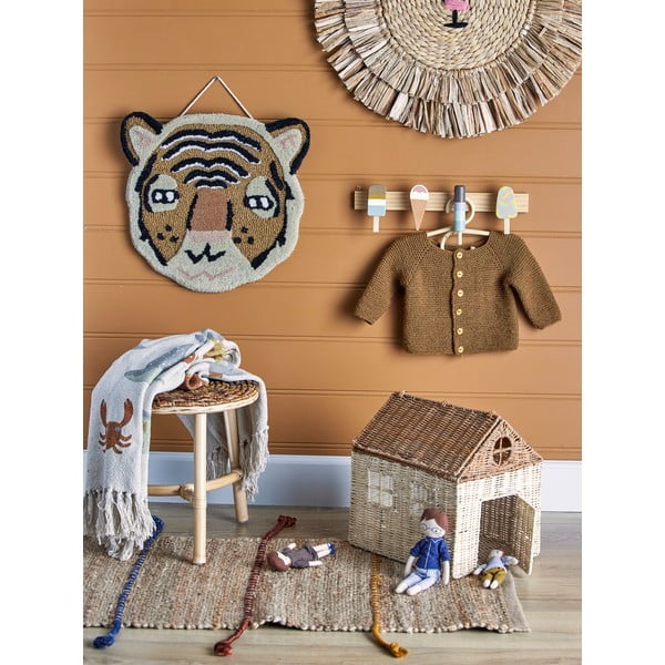 Cuier de perete pentru copii din lemn de fag Zyon - Bloomingville Mini-image-3