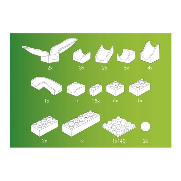 Extensie tobogan pentru jocul pistă cu bile Hubelino-image-4