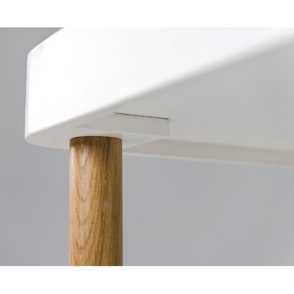 Cărucior cu roți pentru servire Tenzo Wagon Oak, alb-image-4