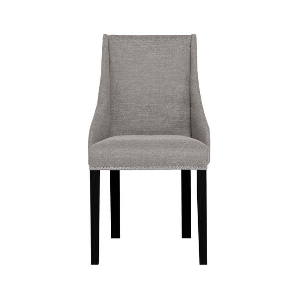 Scaun din lemn de fag Ted Lapidus Maison Patchouli cu picioare negre, taupe-image-1