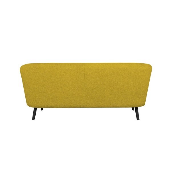 Canapea cu 3 locuri Kooko Home Rock, galben -image-2