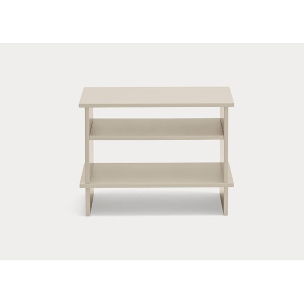 Noptieră crem cu rafturi Inari – Teulat-image-3