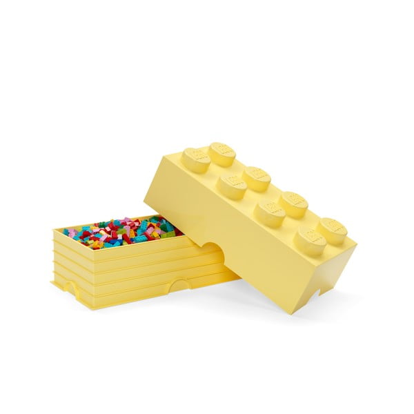Cutie depozitare LEGO®, galben deschis-image-2