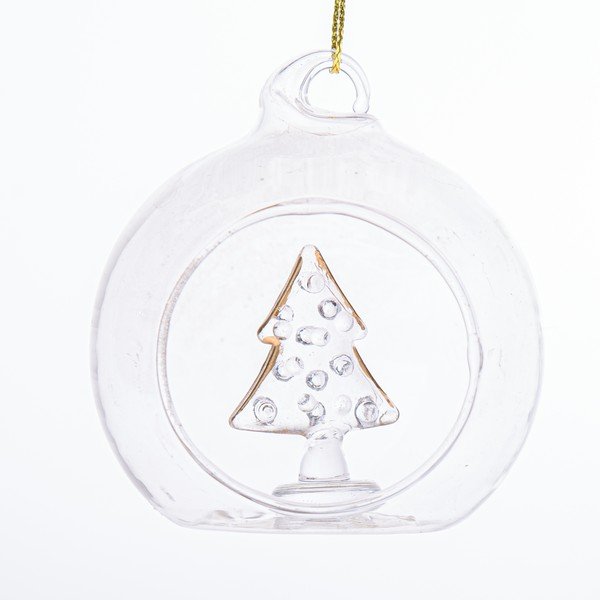 Glob de Crăciun din sticlă ø 6 cm Tree – Dakls