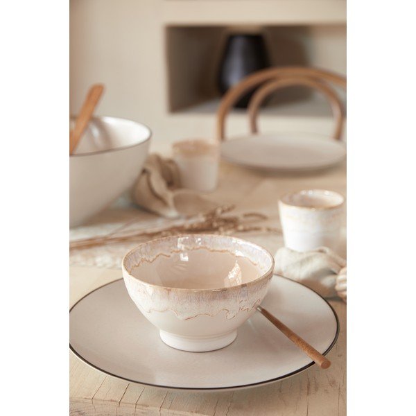 Boluri mici gri 4 buc. din gresie 550 ml Latte – Costa Nova-image-2