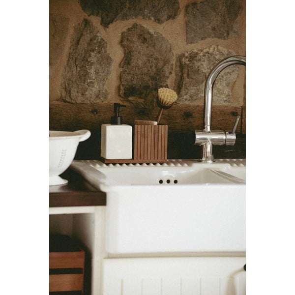 Suport pentru accesorii de spălat în culoare naturală din bambus Mera – Wenko-image-1