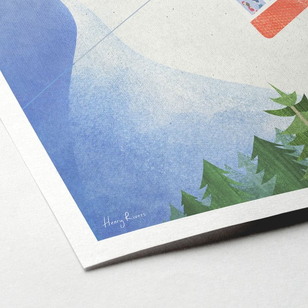 Poster Travelposter Les Alpes, A3-image-2