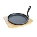 Tigaie tip grill cu mâner reglabil din fontă ø 22 cm LITINA – Orion