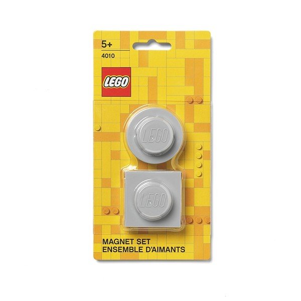 Set 2 magneți LEGO®, gri-image-1