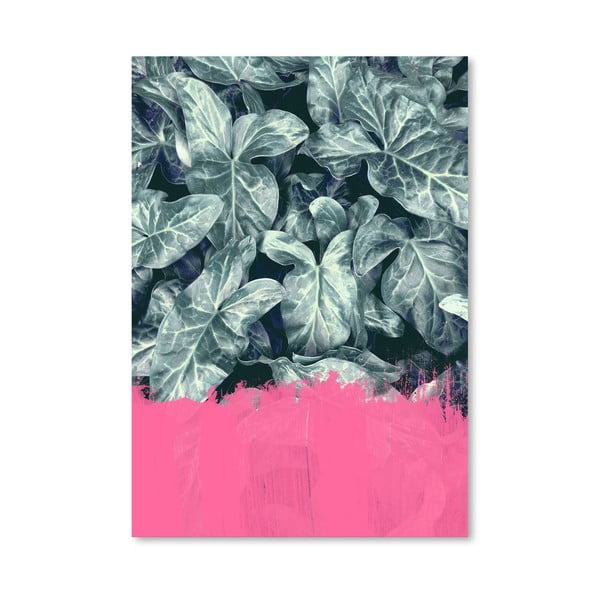 Poster Americanflat Pink Sorbet On Jungle, 30 x 42 cm