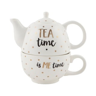 Ceainic cu cană din gresie Sass & Belle Tea Time