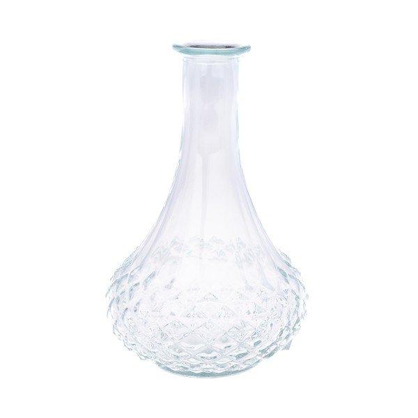 Vază crem din sticlă (înălțime 21 cm) – Dakls