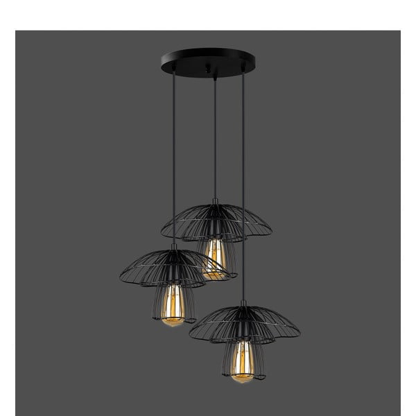 Lustră Squid Lighting Root, înălțime 117 cm, negru-image-1