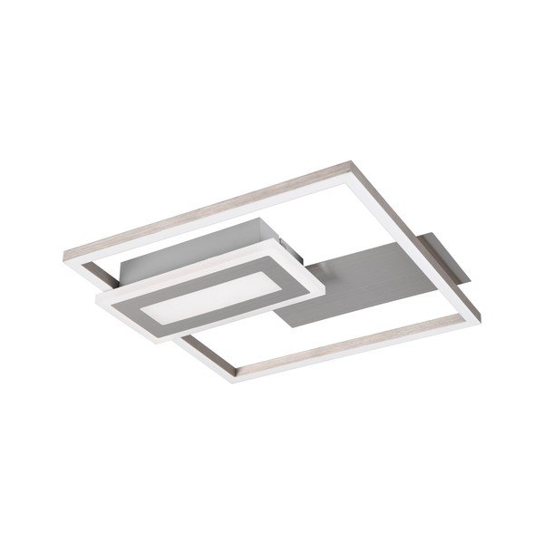 Plafonieră argintie LED 30x33 cm Spiro – Reality