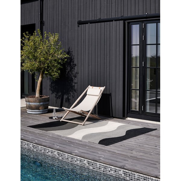 Covor pentru exterior și interior gri 70x100 cm Urvi Metal – Pappelina-image-4