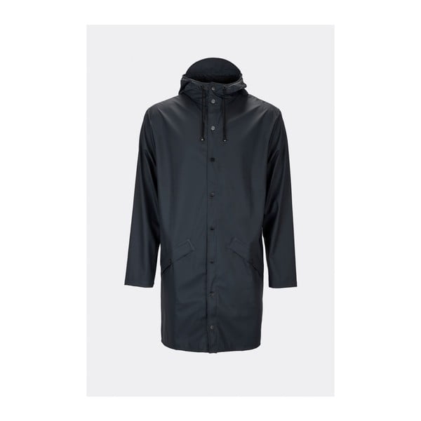 Jachetă unisex impermeabilă Rains Long Jacket, mărime S / M, albastru închis
