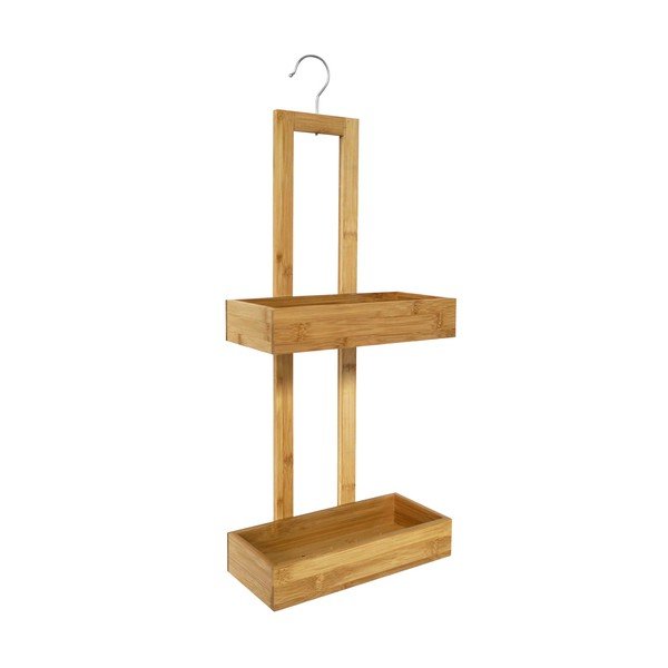 Raft pentru baie în culoare naturală de agățat din bambus Hanoi – douceur d'intérieur-image-2