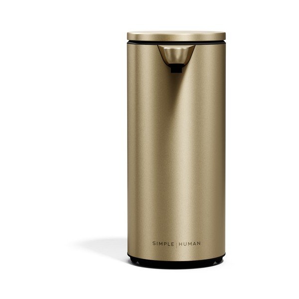 Dozator de săpun lichid auriu mat automat din oțel 266 ml – simplehuman-image-3