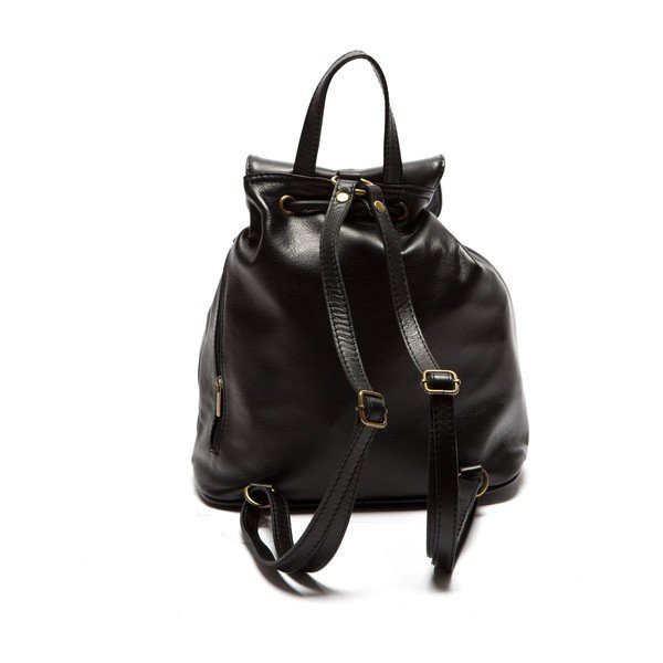 Rucsac din piele Sofia cardoni Valerio, negru-image-1