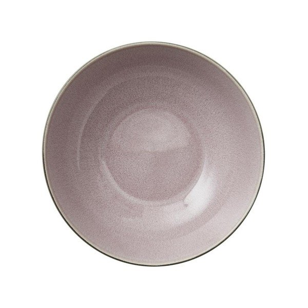 Bol din ceramică și glazură interioară roz Bitz Mensa, diametru 30 cm, gri-image-4