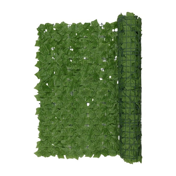 Paravan pentru balcon verde din plastic 300x100 cm Ivy – Maximex-image-3