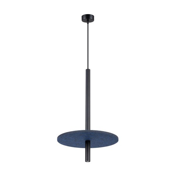 Lustră albastru-închis/bej din metal ø 30 cm Rilu – Sollux