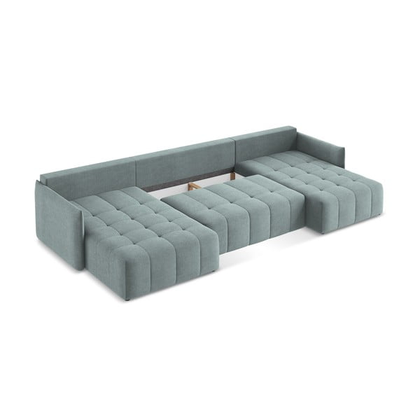 Colțar albastru extensibil/cu spațiu de depozitare (în formă de "U") Moku – Makamii-image-4