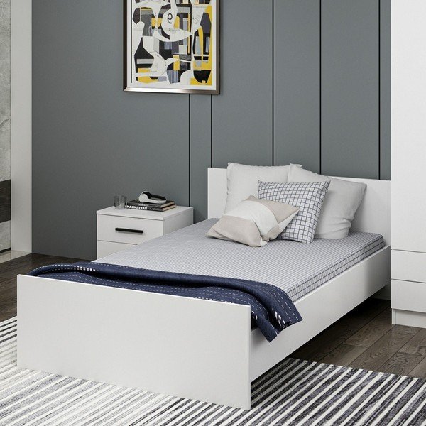 Pat alb 120x200 cm Kale – Kalune Design-image-3