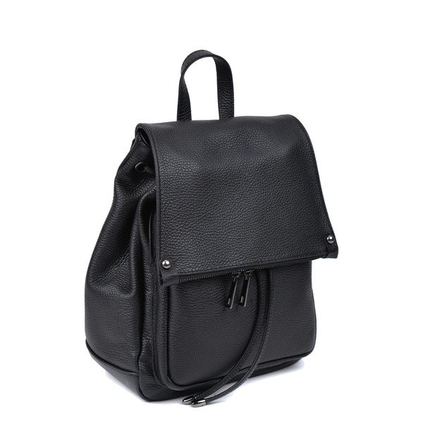 Rucsac din piele Roberta M Aida, negru-image-1