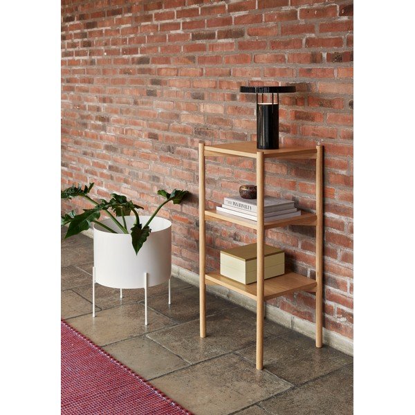 Ghiveci metalic alb ø 40 cm Airy - Hübsch-image-1