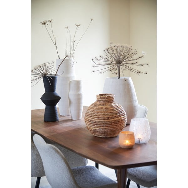 Masă de dining maro cu blat din lemn de acacia 100x220 cm Quenza – Light & Living-image-1