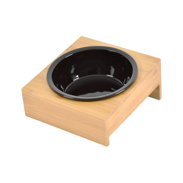 Bol cu suport  pentru câini, din bambus ø 16 cm – Love Story