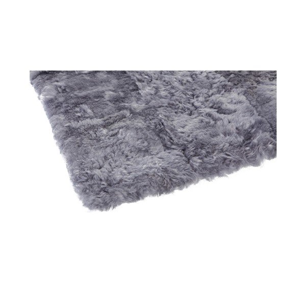 Covor din blană de oaie Woooly Icelandic, gri-image-2