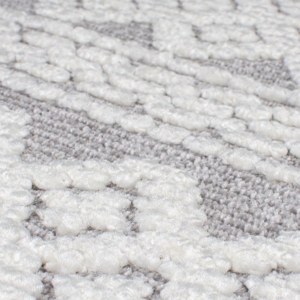 Covor gri lavabil 218x160 cm Jhansi - Flair Rugs-image-3