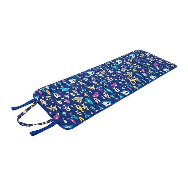 Pernă pentru scaun de grădină albastră pentru șezlong 52x148 cm   Fishes – B.E.S.