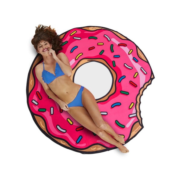 Pătură pentru plajă Big Mouth Inc. Donut, ⌀ 152 cm