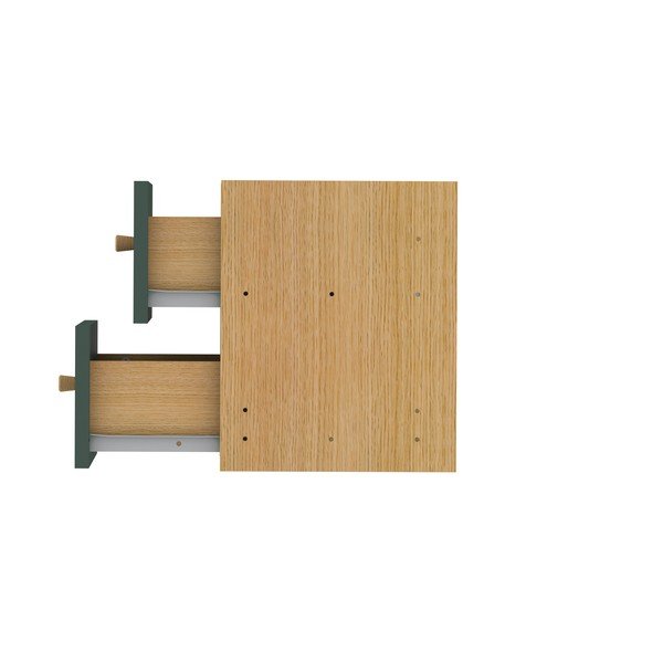 Modul cu sertare pentru sistem de rafturi modulare verde 43x33 cm Z Cube - Tenzo-image-4