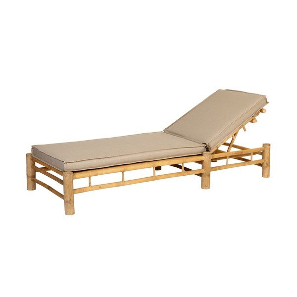 Șezlong din lemn de bambus pentru grădină Exotan-image-3