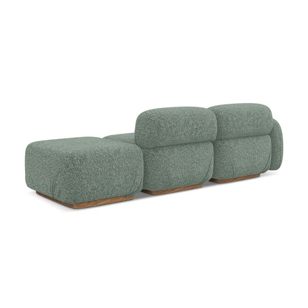 Șezlong modular verde deschis (cu colț pe partea stângă) Ailani – Makamii-image-4