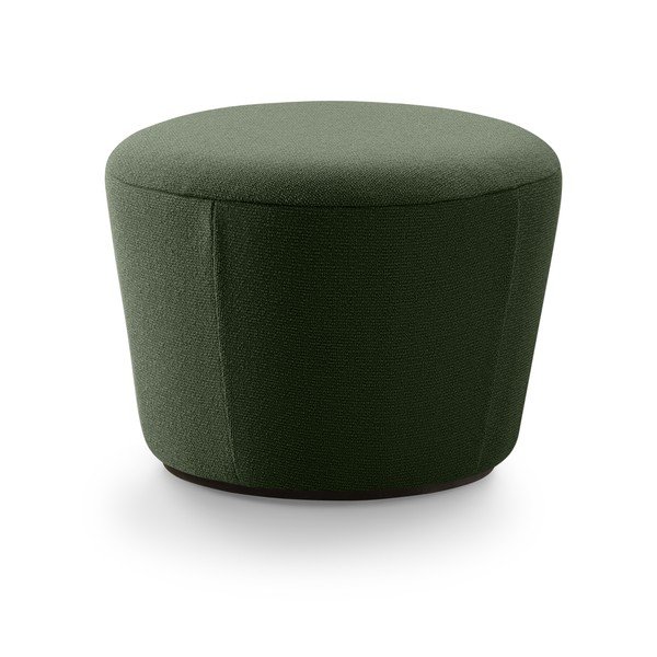 Taburet verde cu tapițerie din lână Naïve – EMKO