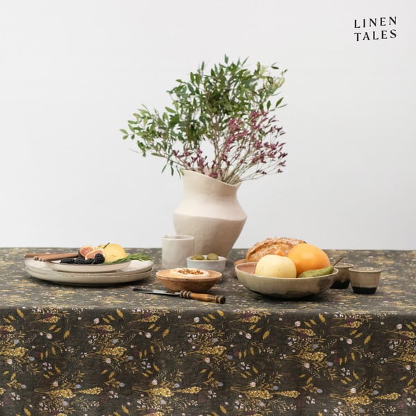 Față de masă din in 140x200 cm Woodland – Linen Tales-image-3