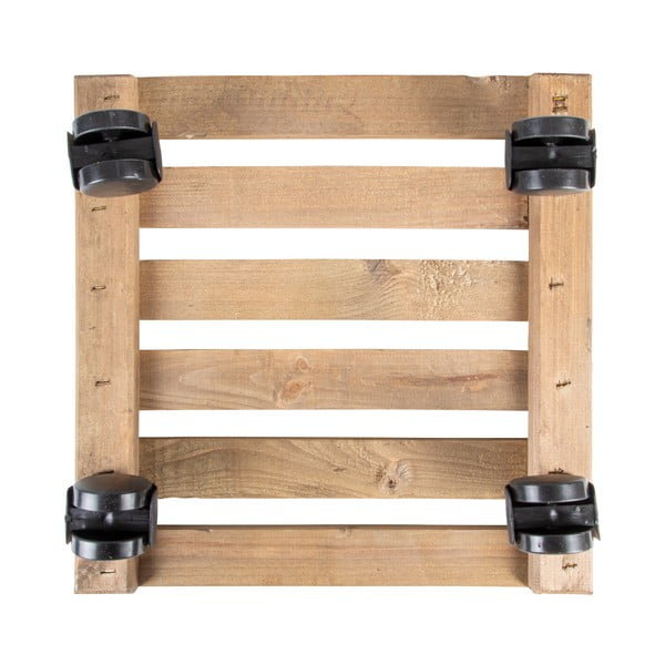 Bază mobilă pentru ghiveci din lemn (înălțime 8 cm) Indoor & Outdoor – Esschert Design-image-2