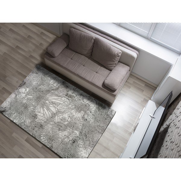 Covor Universal Norah Abstract, 120 x 170 cm, gri-image-1