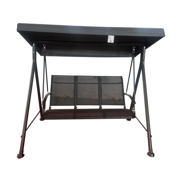 Balansoar de grădină gri din metal Hollywood II – Rojaplast