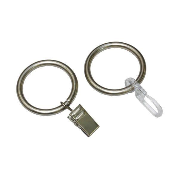 Inele de perdele cu cârlig în set de 10 - SP TREND-image-1