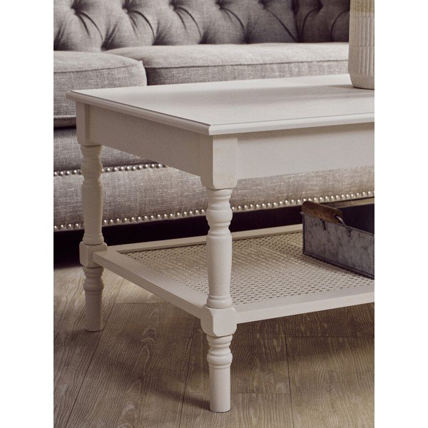 Măsuță de cafea albă 60x120 cm Heritage – Premier Housewares-image-2