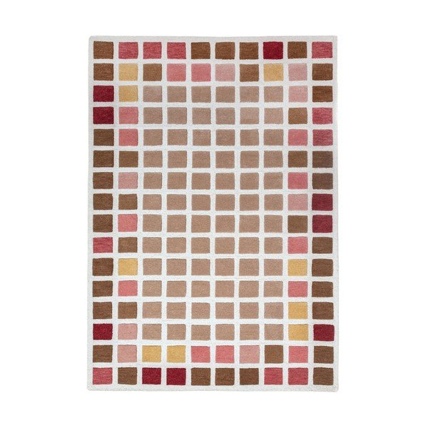Covor roz țesut manual din lână 200x290 cm Renga Wool – Flair Rugs
